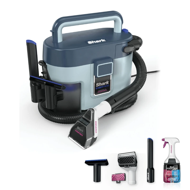 Shark EveryMess 3-in-1 Stain Eliminator, Wet & Dry Vac, with Ultra-Powerful suction. Multi-surface versatility. Perfect for Homes, Pets, and Cars, 3 accessories and cleaning solution, VX110UK