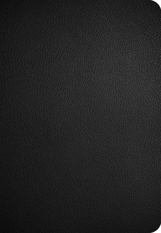CSB Personal Size Giant Print Bible, Optimal Type, Digital Study Edition, Black Genuine Leather