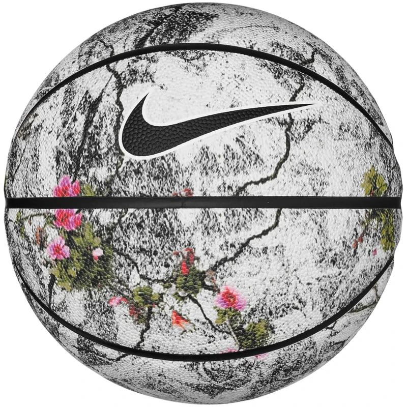 Nike Basketball 8P PRM Energy - Premium Outdoor Basketball Ball - Robust Street Basketball - Delivered Deflated, Multi/Black/White/Black, 7