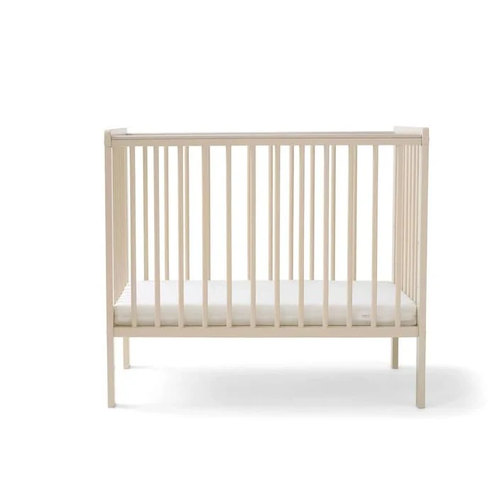 EastCoast Space Saver Cot with Mattress Baby Nursery Bundle Cashmere 96 x 58 cm