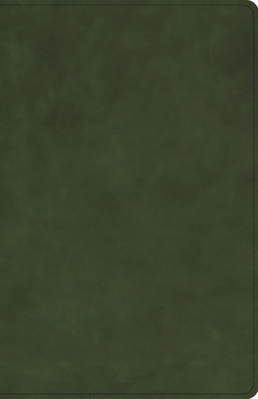 KJV Personal Size Bible, Holman Handcrafted Collection, Zipper Closure, Marbled Olive Premium Calfskin