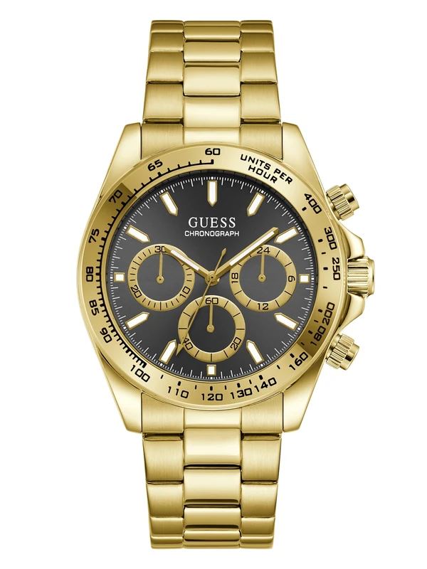 Guess Arthur Men's Watch Stainless Steel, Gold, Modern