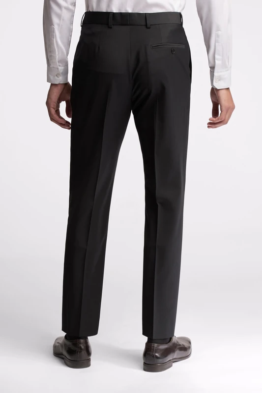 Ted Baker Premium Black Panama Slim Fit Suit Trousers for Men in Black