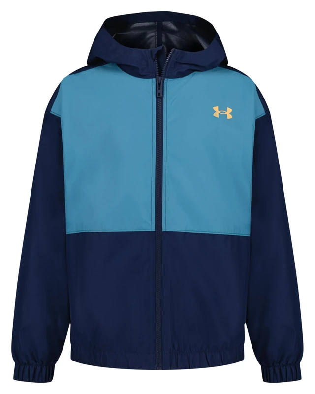 Under Armour Boys Packable Windbreaker Jacket with UA Storm Technology, Lightweight Windproof & Water-Repellent Shell, Packaway Into Own Pocket, 6-7 Years, Academy