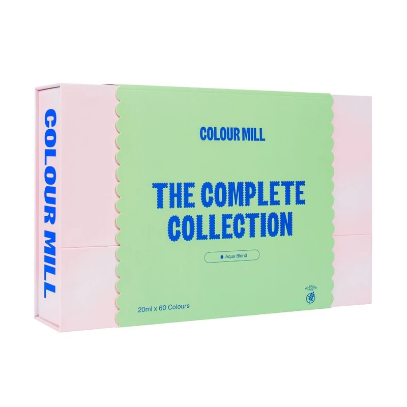 Colour Mill Aqua Blend Food Colouring Complete Collection: Next Generation Water Based Food Colours - 60 Colours x 20 ml
