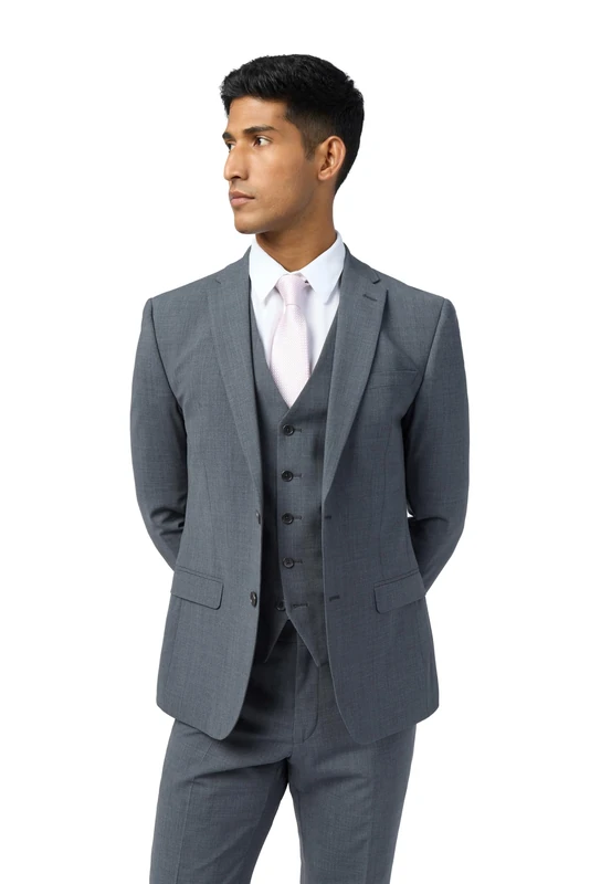 Ted Baker Premium Panama Slim Fit Suit Jacket for Men in Charcoal Grey