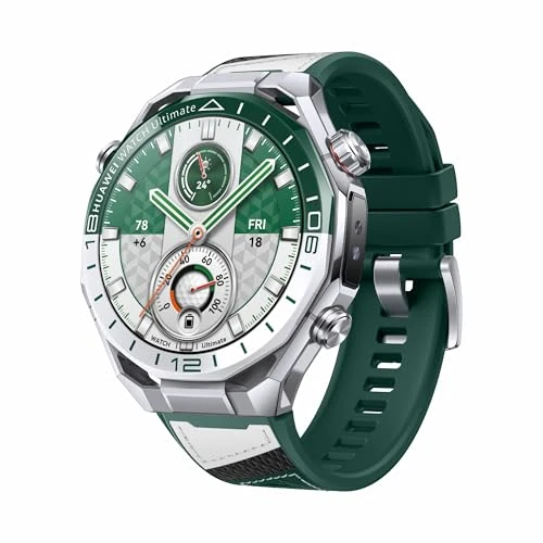 HUAWEI WATCH Ultimate 2 Smart Watch, Pro Golf Performance, 150-Meter Diving Watch, Sonar-based Underwater Communication, X-TAP Technology, eSIM Cellular Calling, Green