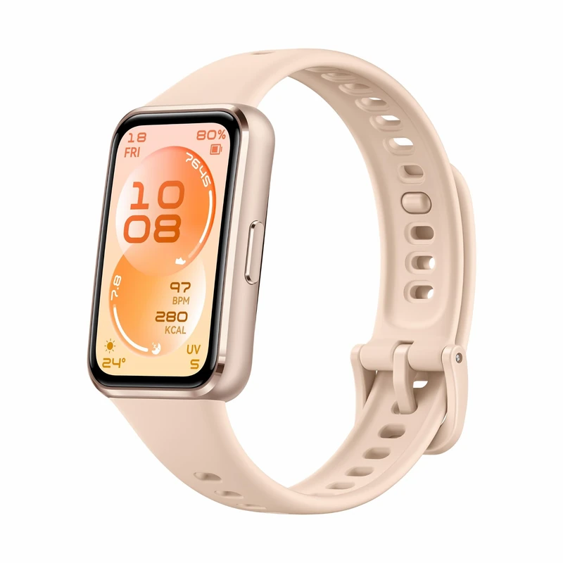HUAWEI Band 11 Aluminium Fitness Tracker, Sleep Tracker, A-Fib Detection, 5 ATM Waterproof, 14-Day Battery, Step Counter, Pedometer, Fitness Band, Smart Band, Sleep Monitor, Android & iOS – Beige
