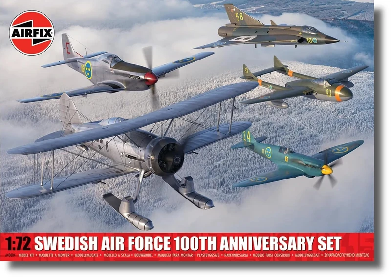 Airfix A40004 Swedish Air Force 100th Anniversary Set
