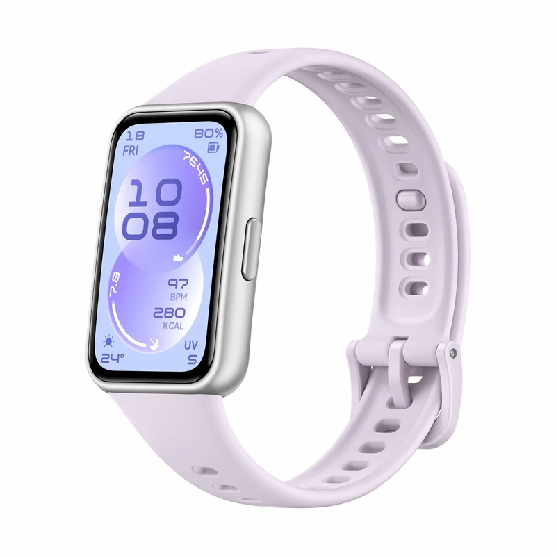 HUAWEI Band 11 Fitness Tracker for Women Men, 1.62" AMOLED Smart Watch, Heart Rate Monitor & SpO2, HRV Smart Band, Pedometer Step Counter Watch, 5ATM Waterproof, 14 Days Battery, Purple