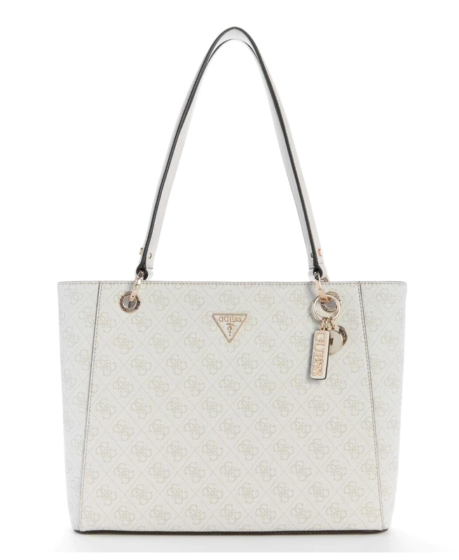 GUESS shoulder bag shopper bag Noelle II Tote Bone Logo beige - Image 1