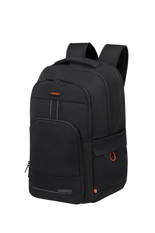 American Tourister AT WORK NXT - Laptop Backpack 17.3" for Men, Business & School Backpack with Smart Features, Ergonomic & Modern - for Office & School & University - Black