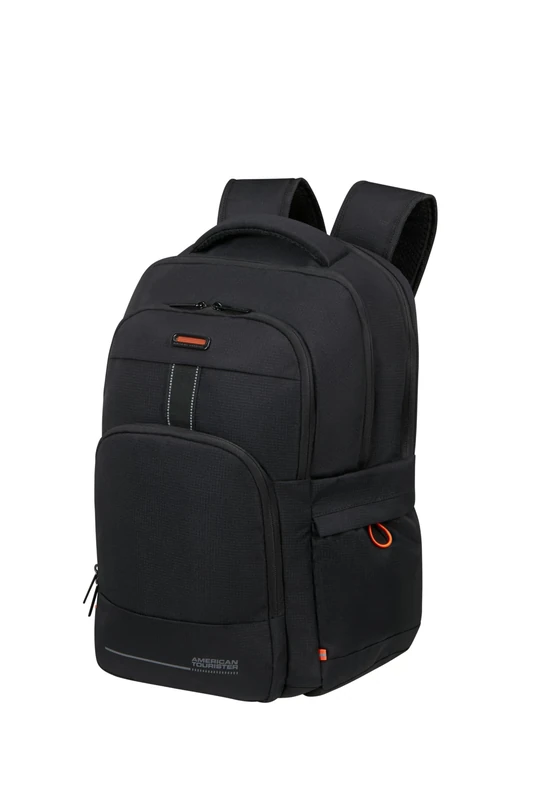 American Tourister AT WORK NXT - Laptop Backpack 15.6" for Men, Business & School Backpack, Ergonomic & Modern - for Office & School & University - Black (Black)