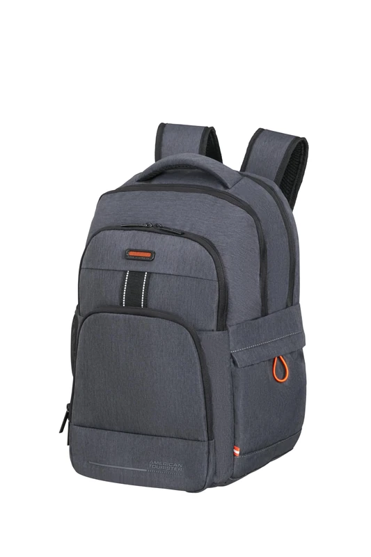 American Tourister AT WORK NXT - Laptop Backpack 15.6" for Men, Business & School Backpack, Ergonomic & Modern - for Office & School & University - Grey (Grey Melange)