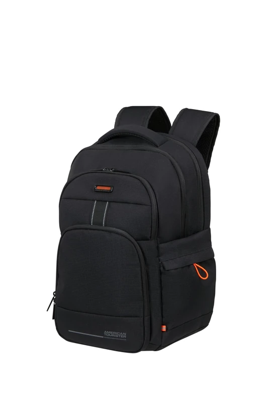 American Tourister AT WORK NXT - Laptop Backpack 14" for Men, Business & School Backpack, Ergonomic & Modern - for Office & School & University - Black (Black)