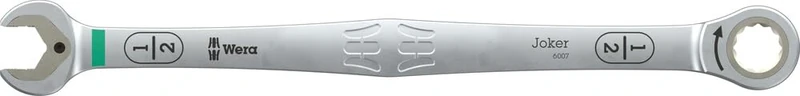 Wera 6007 Joker Ratcheting Combination Spanner SB, Long Design, Imperial, 5/8" x 304.5 mm