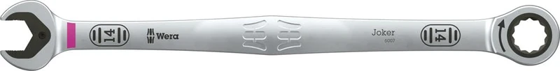 Wera 6007 Joker SB Ring Ratchet Spanner, Long Design, 14 x 265 mm