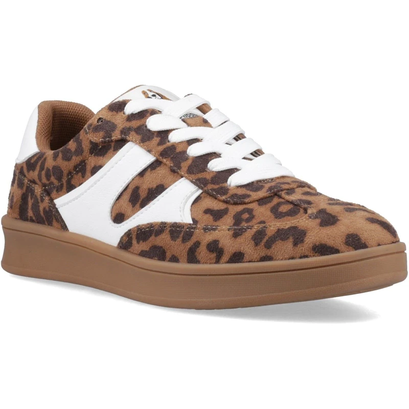 Hush Puppies Female Maura Textile Sneaker, Tan, 5 - Image 1