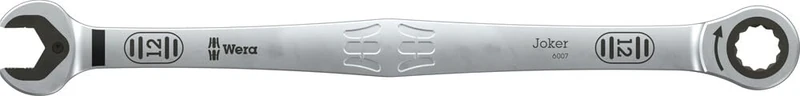 Wera 6007 Joker SB Ring Ratchet Spanner, Long Design, 12 x 245 mm