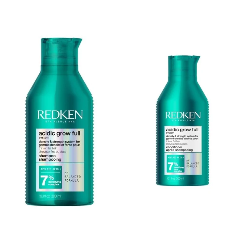 Redken Acidic Grow Full System Densifying Shampoo 300ml & Redken Acidic Grow Full System Densifying Conditioner 300ml Duo - Image 1