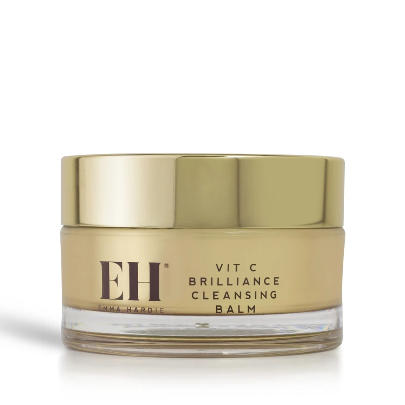 Emma Hardie Vitamin C Brilliance Cleansing Balm (100g) - Brightening & Illuminating Cleanser with Vitamin C, Cranberry Seed Oil & Vitamin E, Deeply Cleanses, Hydrates & Revives Dull Skin