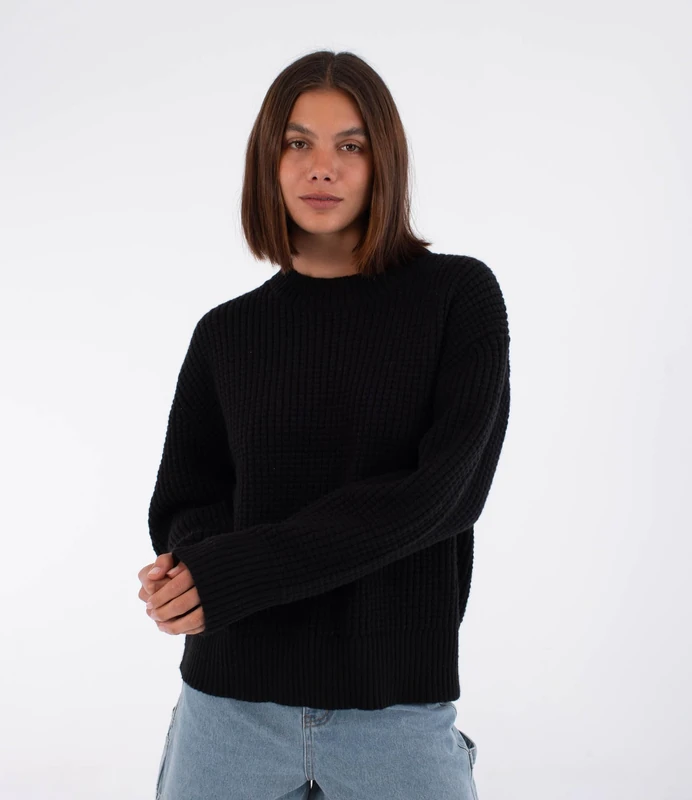 Hurley Womens Sweater One & Only T-Shirt, Black, XS EU