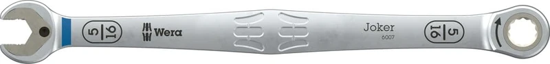 Wera 6007 Joker Ratcheting Combination Spanner SB, Long Design, Imperial, 5/16" x 180 mm - Image 1