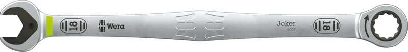 Wera 6007 Joker SB Ring Ratchet Spanner, Long Design, 18 x 334 mm