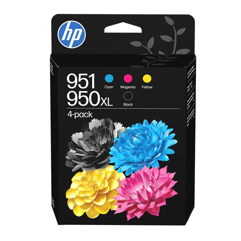 HP 950/951 Black, Cyan, Magenta, Yellow Original Ink Cartridges Multipack (C3WK1AE) - Works OfficeJet Pro 251, 276, 8100, 8600, 8610, 8616, 8620, 8640, 276dw
