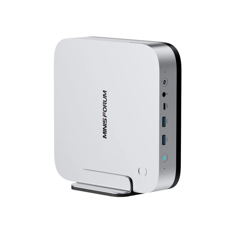 MINISFORUM AI X1 Pro-470 Mini PC, AMD Ryzen AI 9 HX470 (12C/24T, up to 5.2 GHz), Radeon 890M, 32 GB DDR5 RAM, 1 TB PCIe 4.0 SSD, 4K Quad-Display, Dual 2,5G LAN, Wi-Fi 7, Bluetooth 5.4, OCuLink