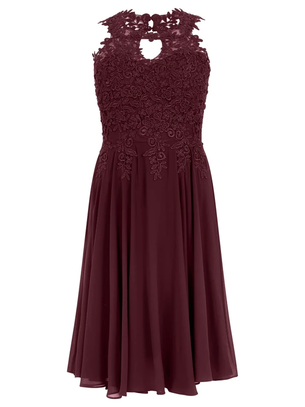 Apart Fashion Women's Cocktail Dress, Merlot, 12 - Image 1