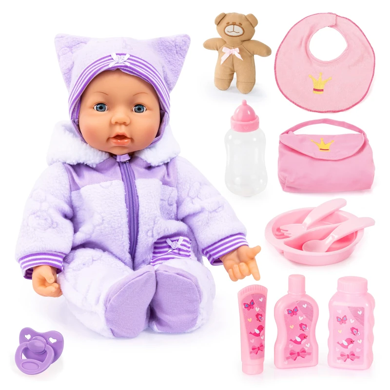 Bayer Design Interactive baby doll Piccolina Magic Eyes, 46 cm, function