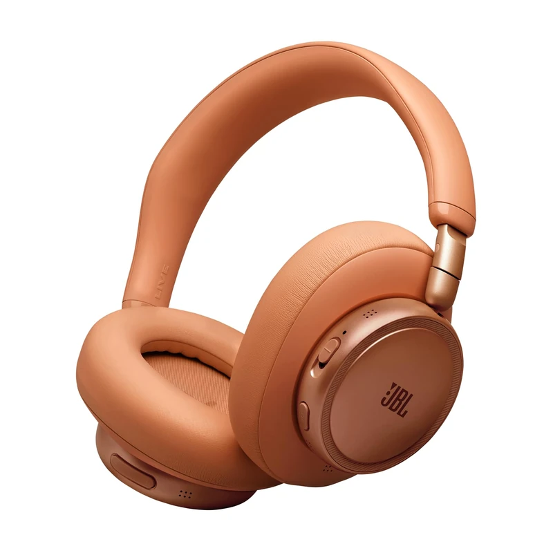 JBL Live 780NC Wireless Over‑Ear Headphones with Adaptive Noise Cancelling, Bluetooth, 80 Hours Battery Life, Multipoint Connection, Orange