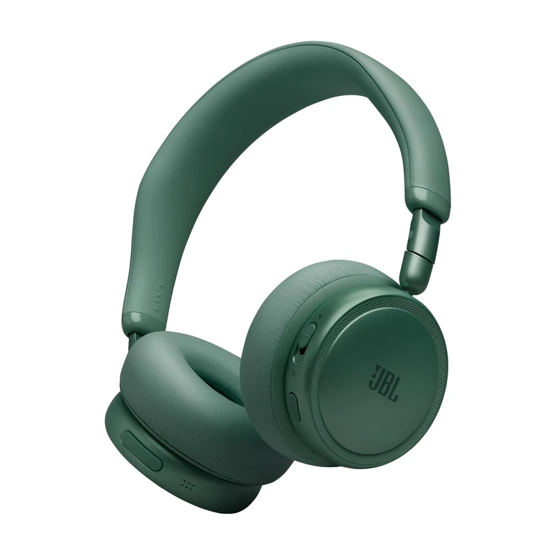 JBL Live 680NC Wireless On‑Ear Headphones with Adaptive Noise Cancelling, Bluetooth, 80 Hours Battery Life, Multipoint Connection, Green