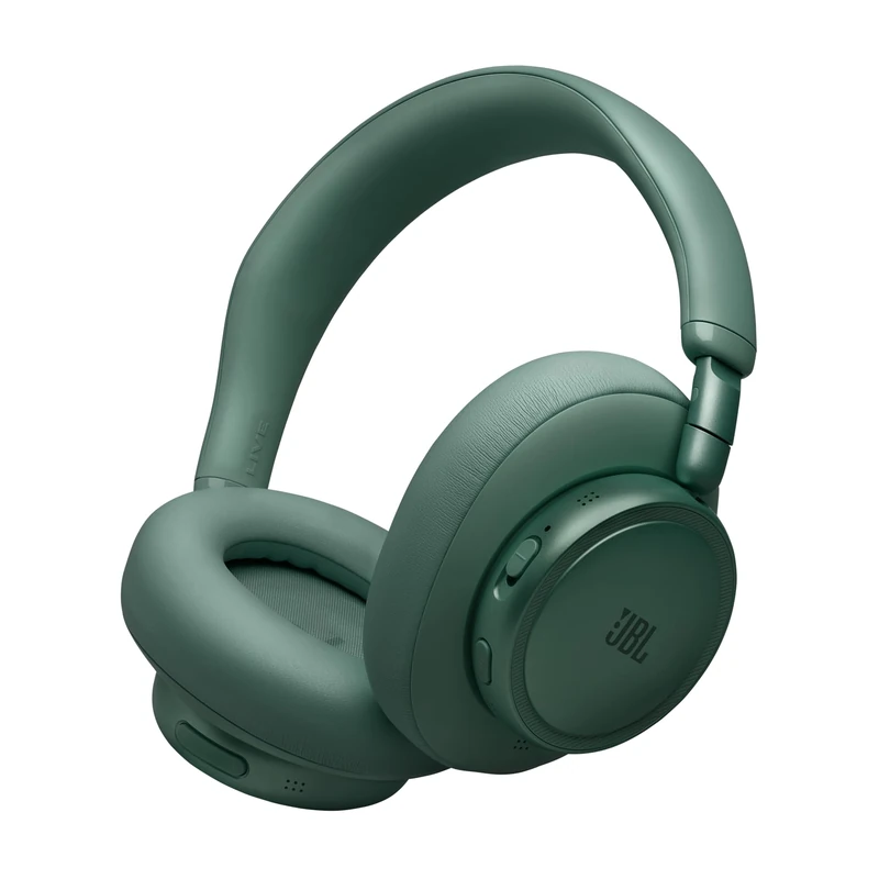 JBL Live 780NC Wireless Over‑Ear Headphones with Adaptive Noise Cancelling, Bluetooth, 80 Hours Battery Life, Multipoint Connection, Green