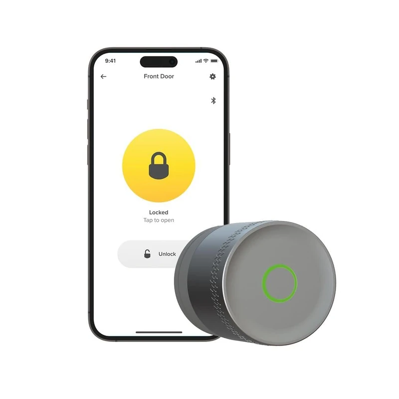 Yale Linus Smart Lock L2 Lite – Silver – 05/109100/SI-UK | Smart Door Lock for Front Doors | Keyless Entry | App Controlled | Easy Installation | Digital Keys | Real-Time Activity | Yale Home app