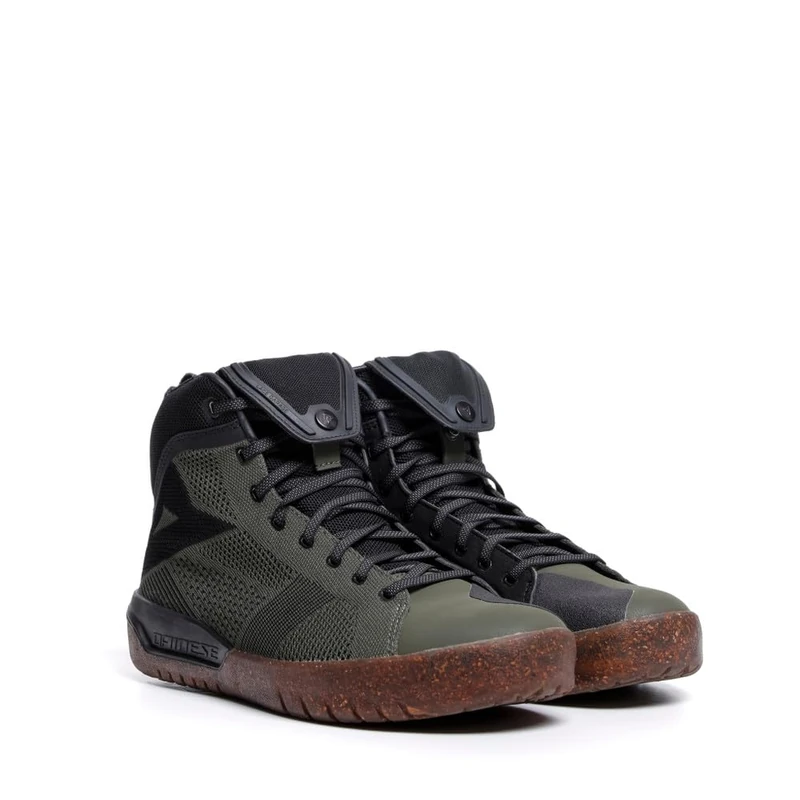 Dainese - Metractive Air Shoes, Motorbike Summer Sneakers, Grape-Leaf/Black/Natural-Rubber, 42