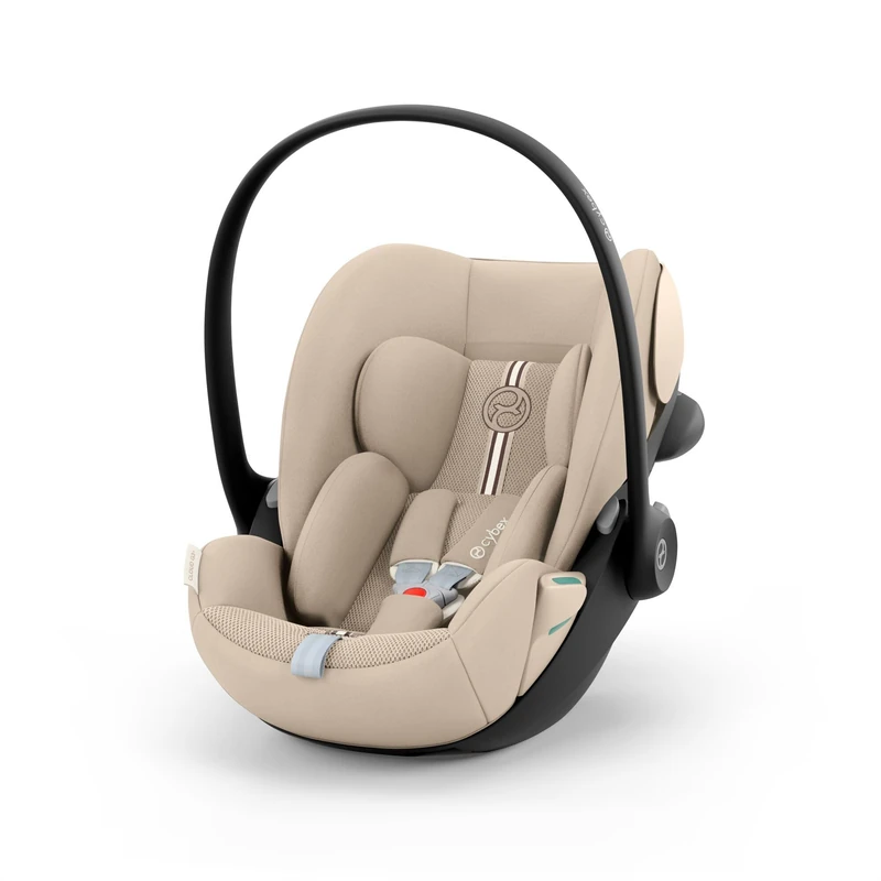 CYBEX Gold Cloud G3 Plus Baby Car Seat, from Birth to Approx. 24 Months, for Children from 40 cm to 87 cm, Max. 13 kg, 180° Rotation, Mesh Fabric, Incl. Newborn Insert, Almond Beige