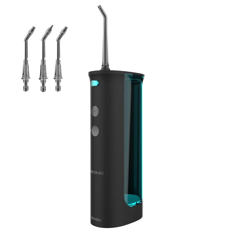 Cecotec ToothCare Jet Fresh Clean Portable Portable Oral Irrigator 3 Nozzles, 1200rpm, 180ml Tank, Wireless, IPX7, 3 Modes, 20 Days Runtime, Healthier Gums