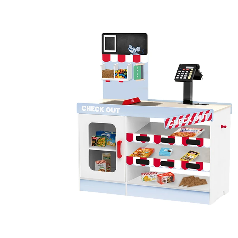 Theo Klein Supermarket Wood MDF Role Play Toy Ages 3+