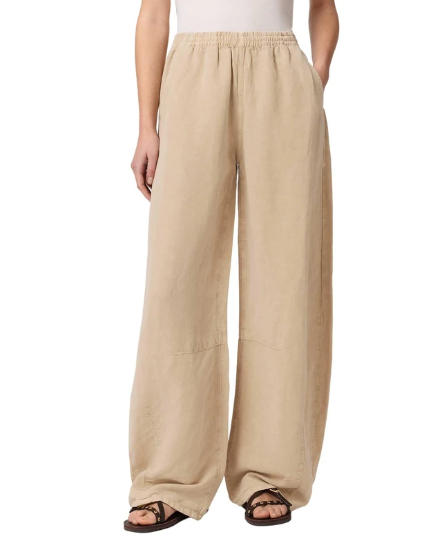 AllSaints Women's JETT Pull ON Trouser Trousers, Sand Brown, UK 6/US 2