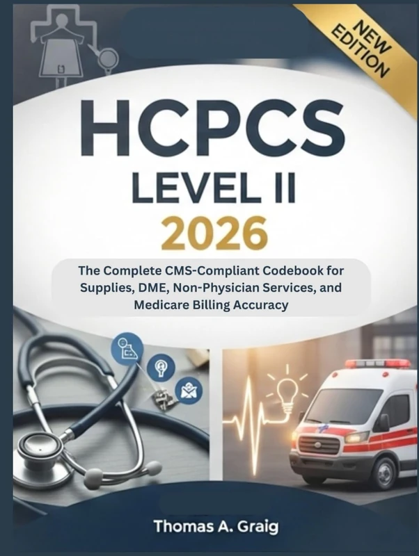 HCPCS Level II 2026: The Complete CMS-Compliant Codebook for Supplies, DME, Non-Physician Services, and Medicare Billing Accuracy