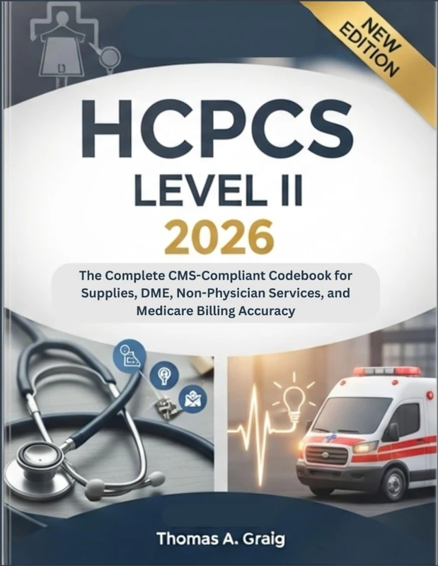 HCPCS Level II 2026: The Complete CMS-Compliant Codebook for Supplies, DME, Non-Physician Services, and Medicare Billing Accuracy