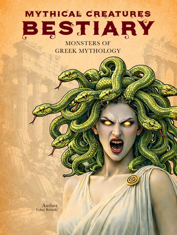 Mythical Creatures Bestiary: Monsters of Greek Mythology: Illustrated Encyclopedia of Legendary Beasts like Medusa, Minotaur, Cerberus and Other Beings of Ancient Greece (Legendary Creatures) - Image 1
