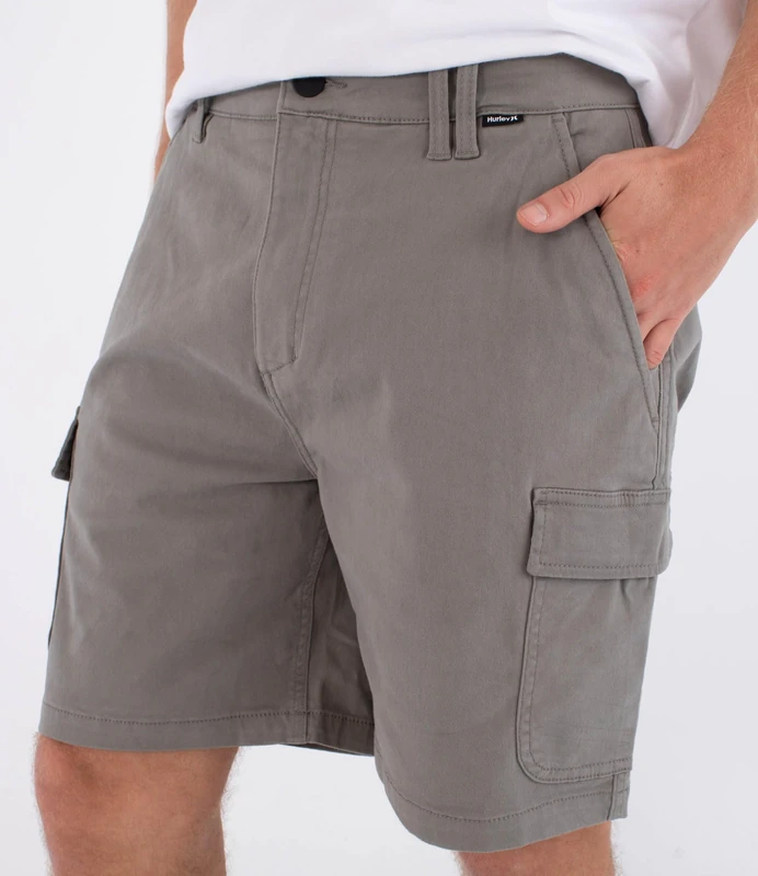 Hurley Shorts Mens - H2O Cargo White
