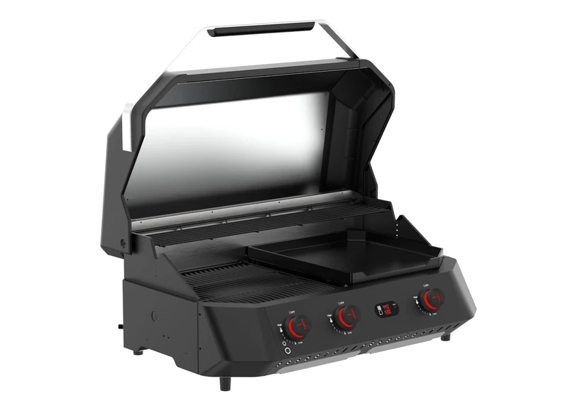 Cozze G-800 Combo Gas Plancha and Grill - 9.5 kW - Image 1
