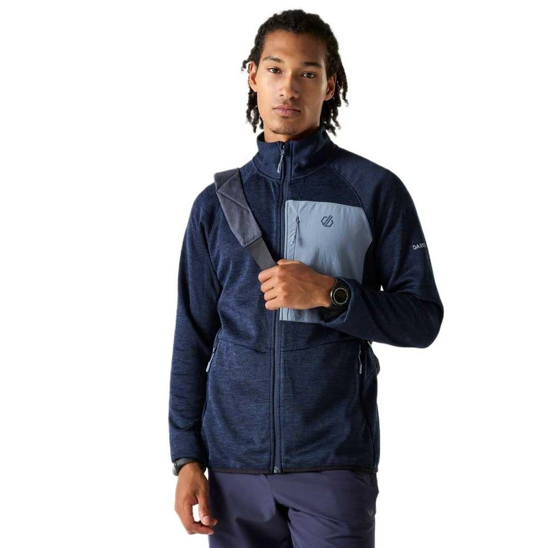 Dare2b Men's Torrek II Hiking Fleece, Lightweight Breathable Walking Midlayer