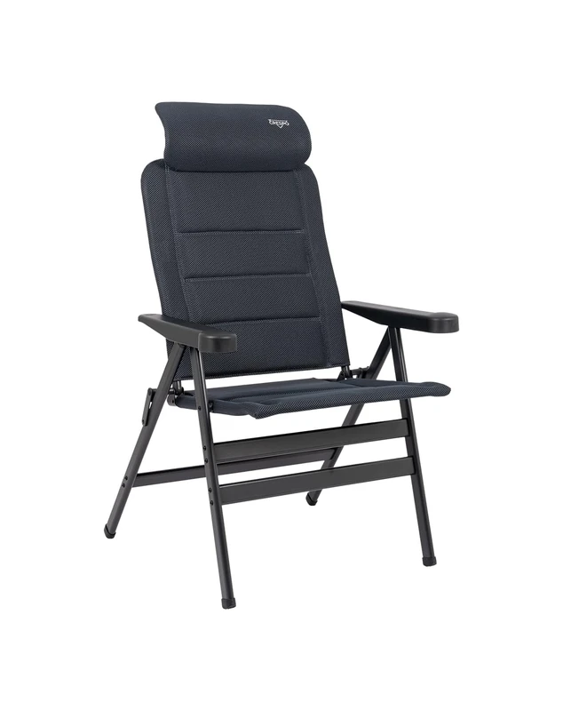 Crespo Silla de Camping - AP/238-ADCS - Air-Deluxe Compact - Grey (86) for Campers and Outdoors, for Outdoor Comfort and Convenience