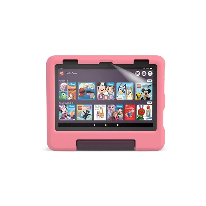 Amazon Fire HD 8 Kids tablet (Peppa Pig, limited edition), ages 3–7 | 8" HD screen, parental controls, 13-hr battery, 32 GB, Pink + Clear Screen Protector (2 pack) - Image 1