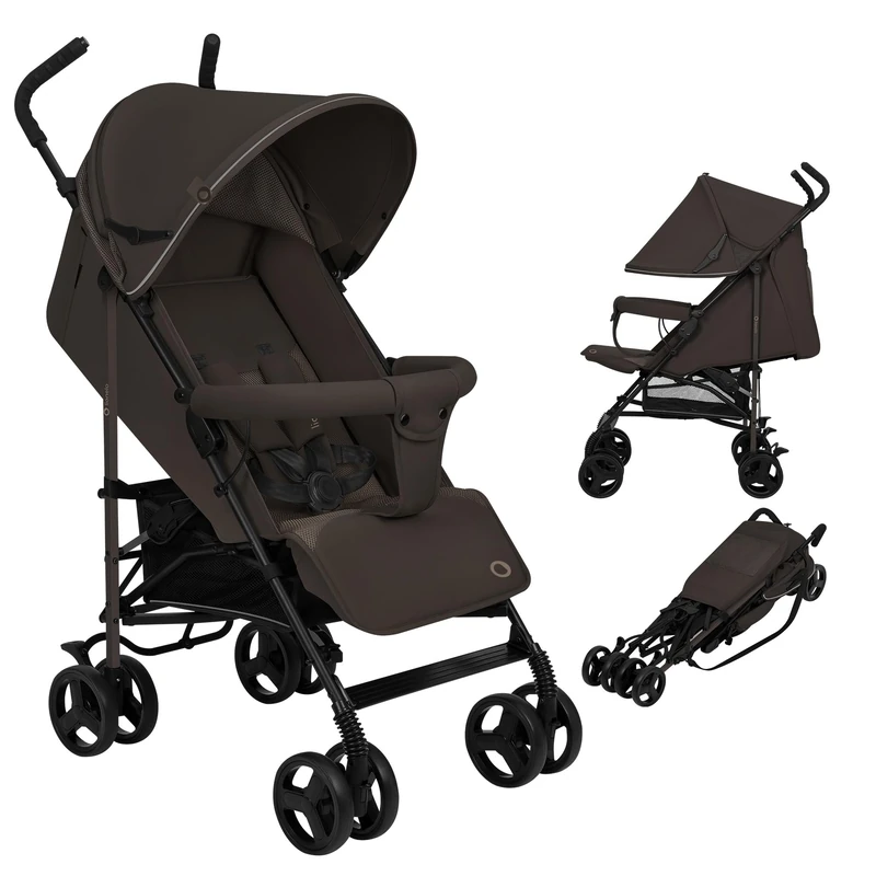 Lionelo ELIA Lightweight Compact Stroller - 7kg Travel Pushchair